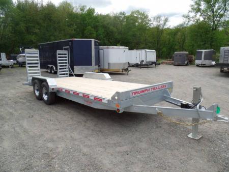 New Triumph Brand, Equipment Trailer, 8.5X24 deck size. 14,000 lb. GVWR., Galvanized Frame  No Rust.  4,100 lbs. Empty weight. # 009096