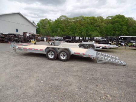 New Triumph Brand, Equipment Trailer, 8.5X24 deck size. 14,000 lb. GVWR., Galvanized Frame  No Rust.  4,100 lbs. Empty weight. # 009096