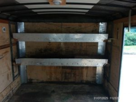 Used RENTAL UNIT / USED 8.5X24 Heavy Duty Enclosed Landscape Trailer, 9,990 lb. GVWR, just serviced. Ready to go to work. ID#068805 SALE $8,795.00/ $7,777.00