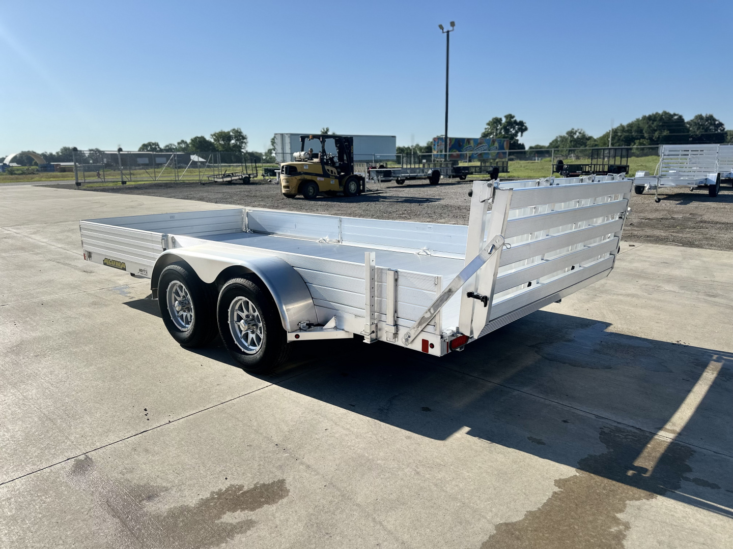 New 2025 Aluma ALUMA 81 X 15 BTG Utility Trailer