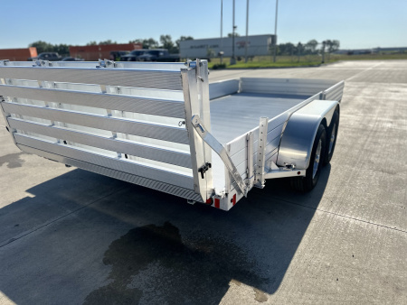 New 2025 Aluma ALUMA 81 X 15 BTG Utility Trailer