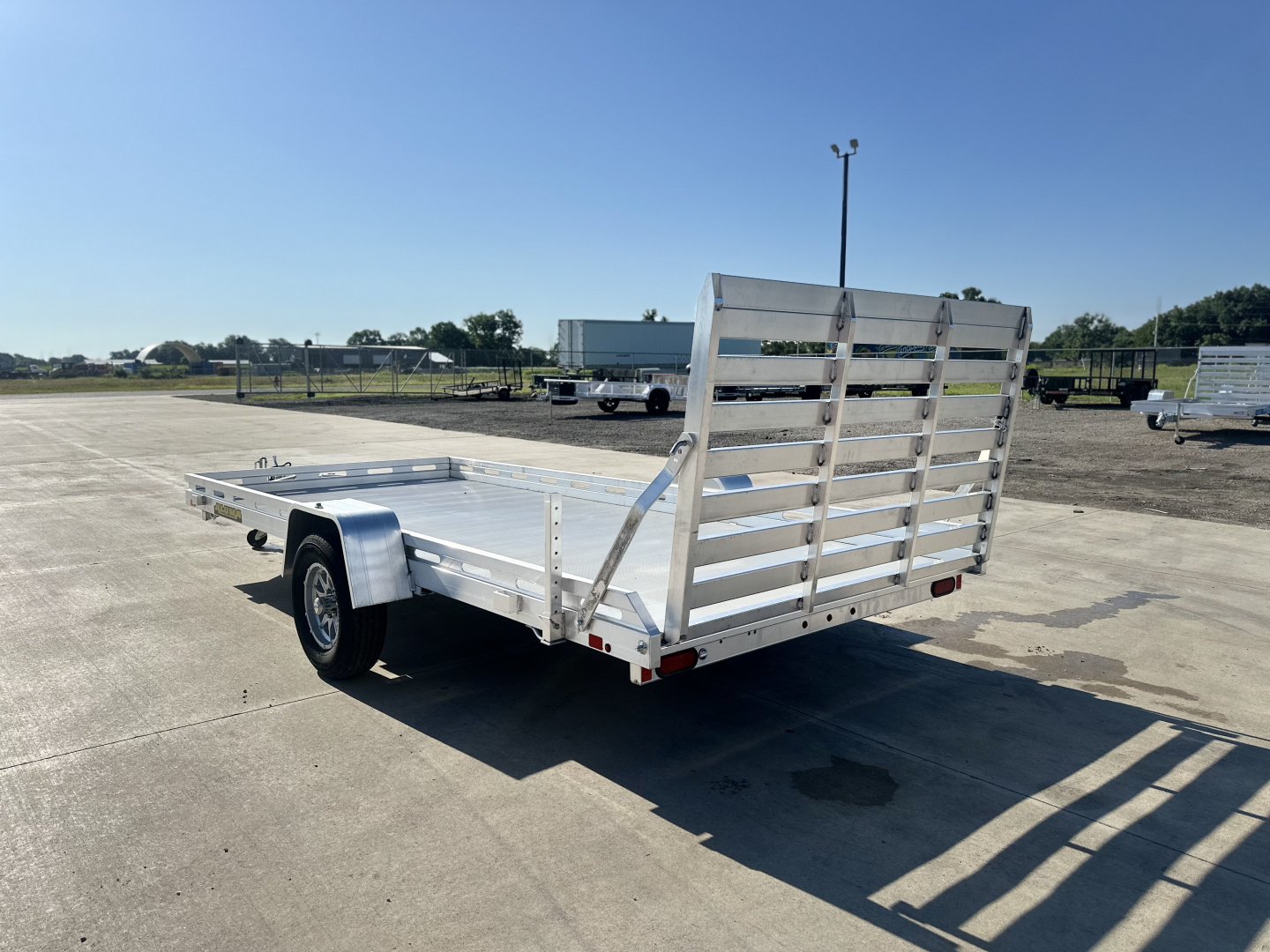 New 2025 Aluma 7815STG Utility Trailer