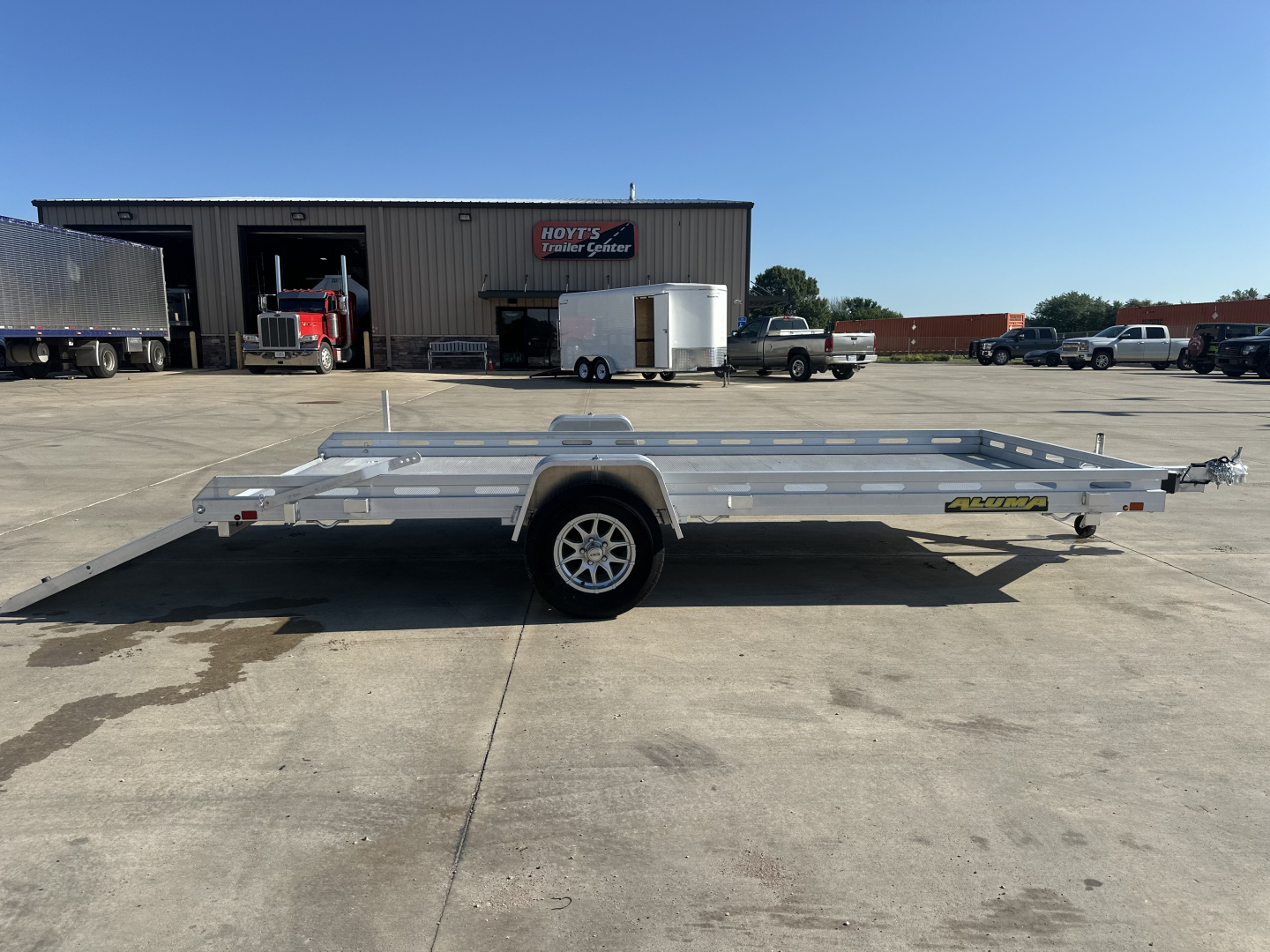 New 2025 Aluma 7815STG Utility Trailer