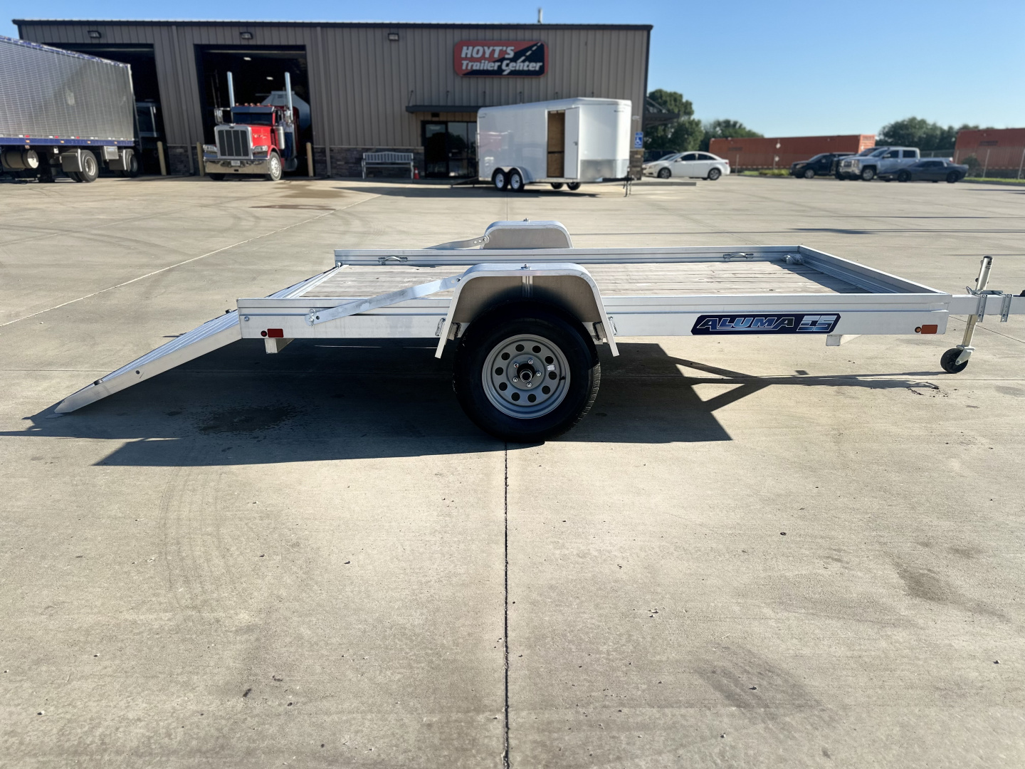 New 2025 Aluma 6810 ESW STG Utility Trailer