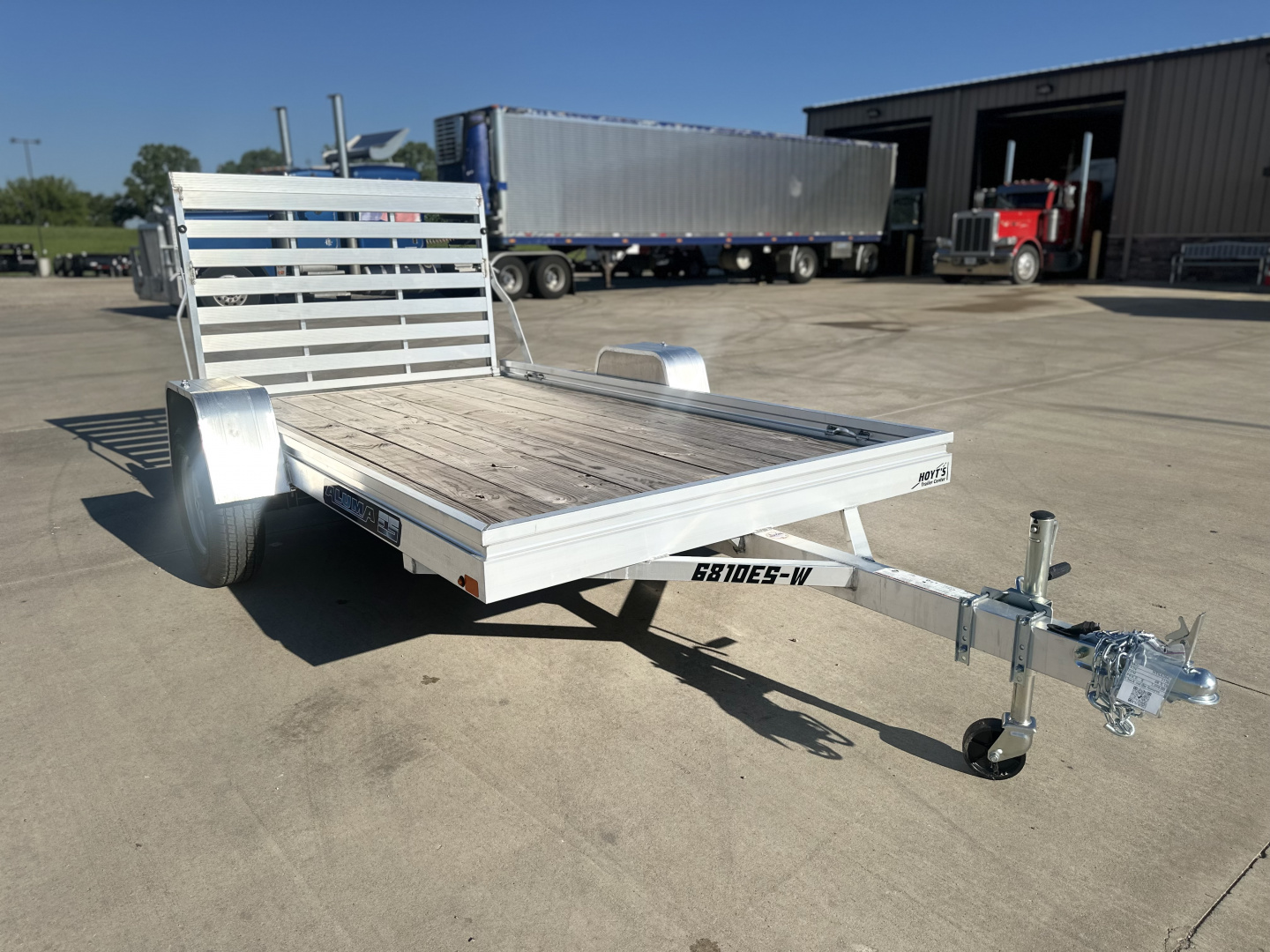 New 2025 Aluma 6810 ESW STG Utility Trailer