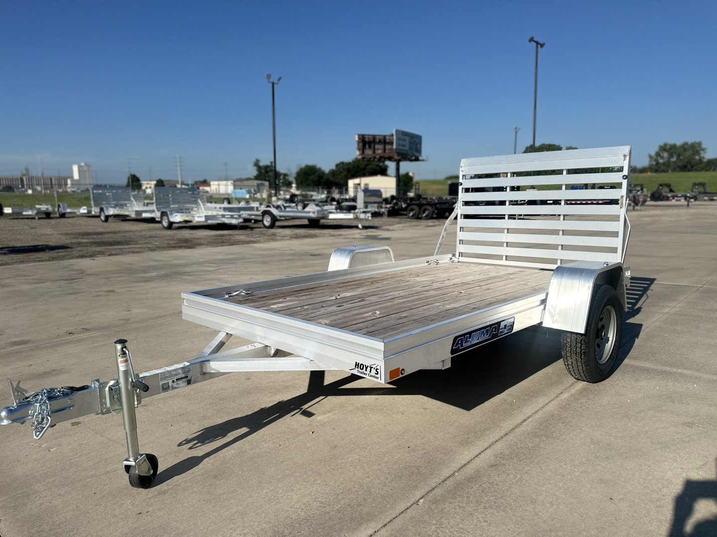 New 2025 Aluma 6810 ESW STG Utility Trailer
