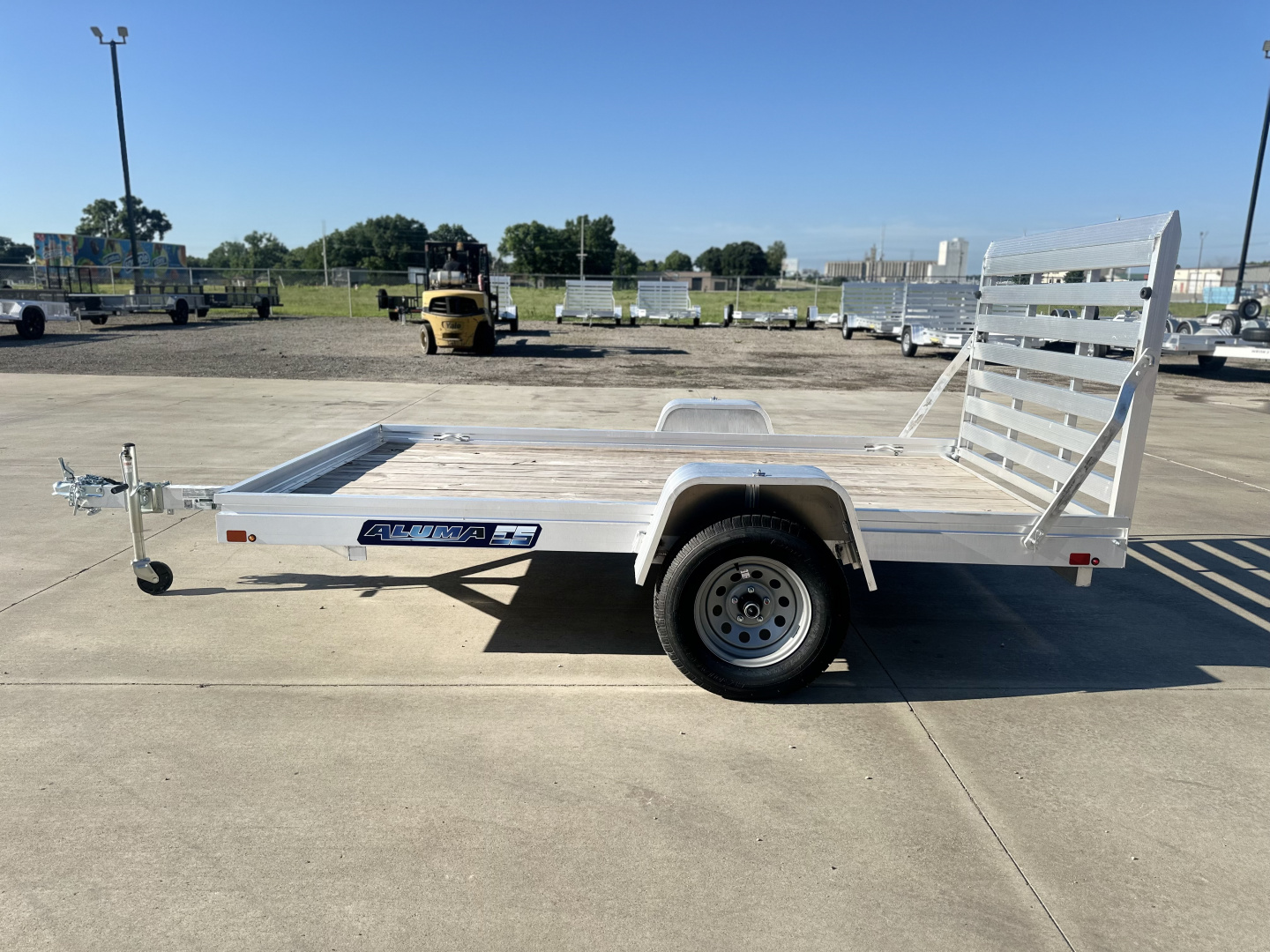 New 2025 Aluma 6810 ESW STG Utility Trailer