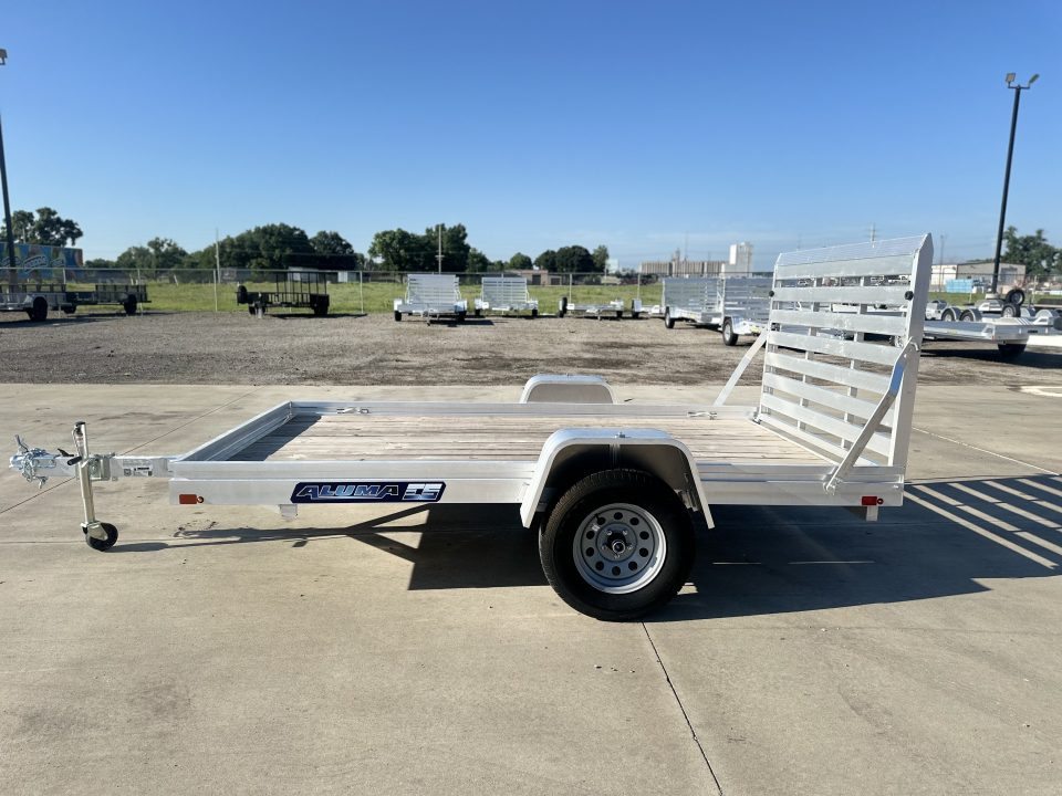New 2025 Aluma 6810 ESW STG Utility Trailer