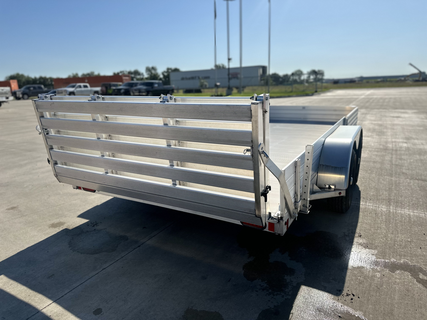 New 2025 Aluma 8116 TA BTG Utility Trailer