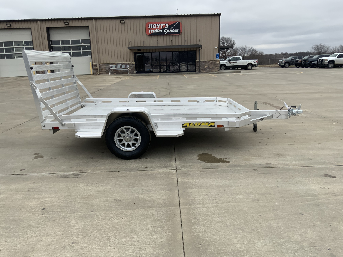 New 2026 Aluma 7710 STG Utility Trailer