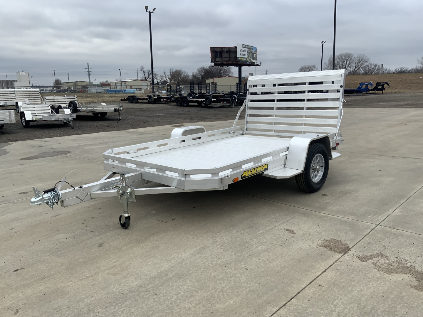 New 2026 Aluma 7710 STG Utility Trailer