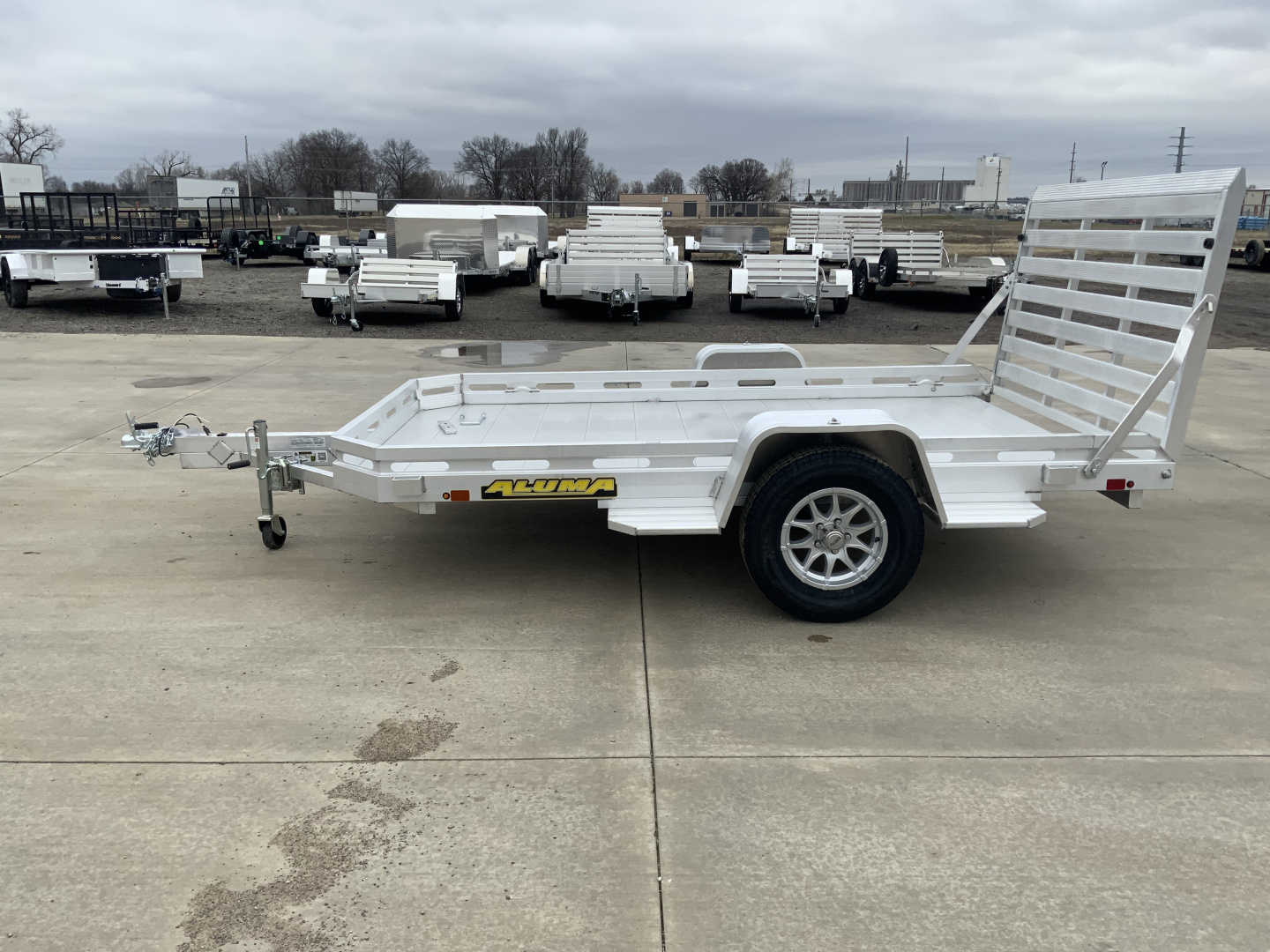 New 2026 Aluma 7710 STG Utility Trailer