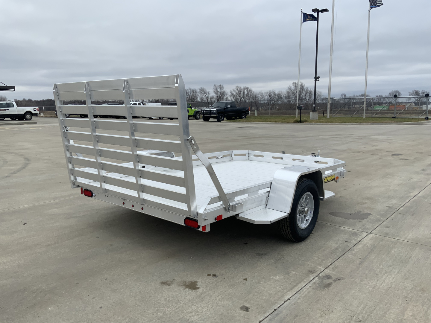New 2026 Aluma 7710 STG Utility Trailer
