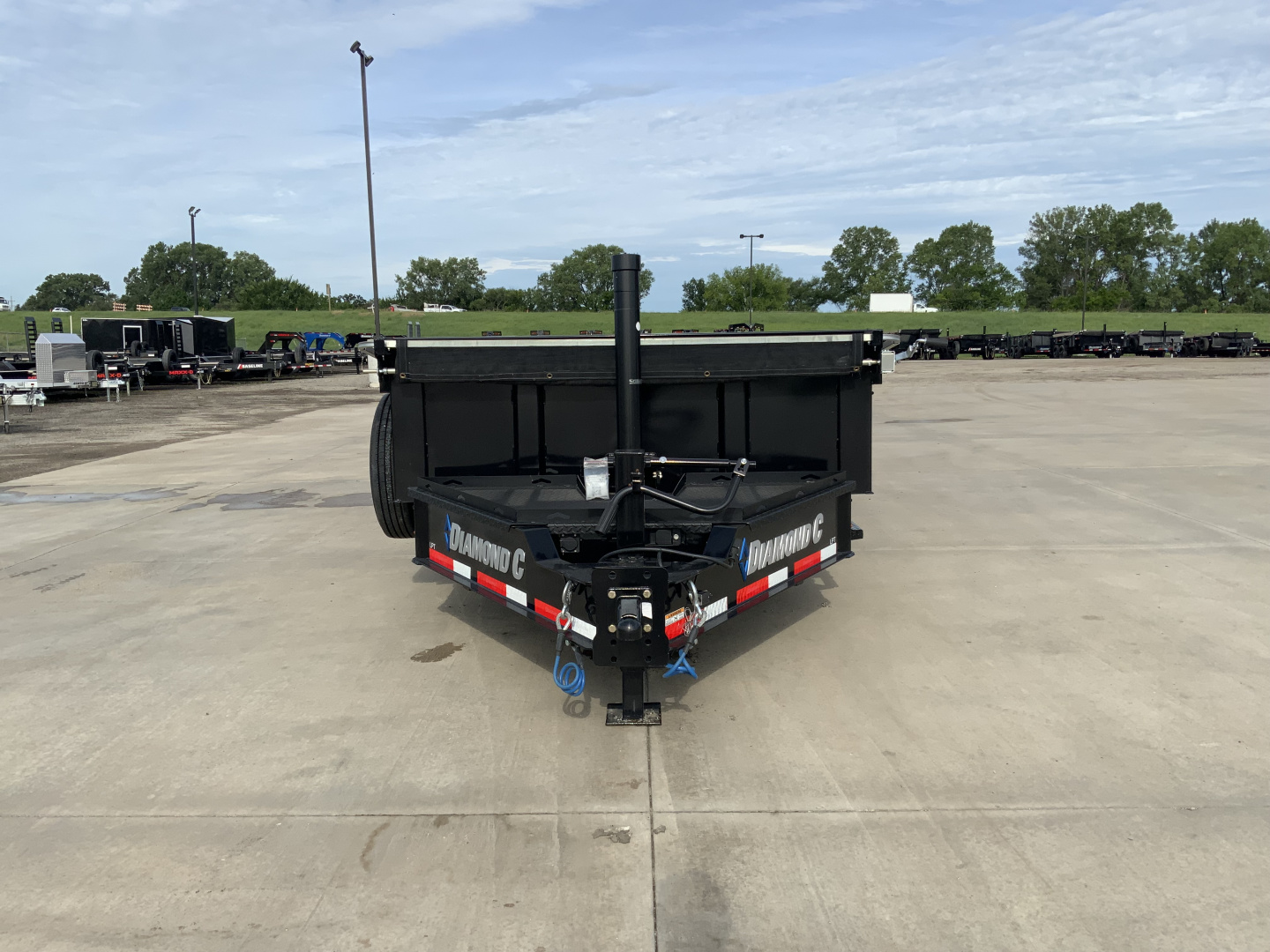 New 2024 Diamond C LPT 208 81 X 14 Dump Trailer