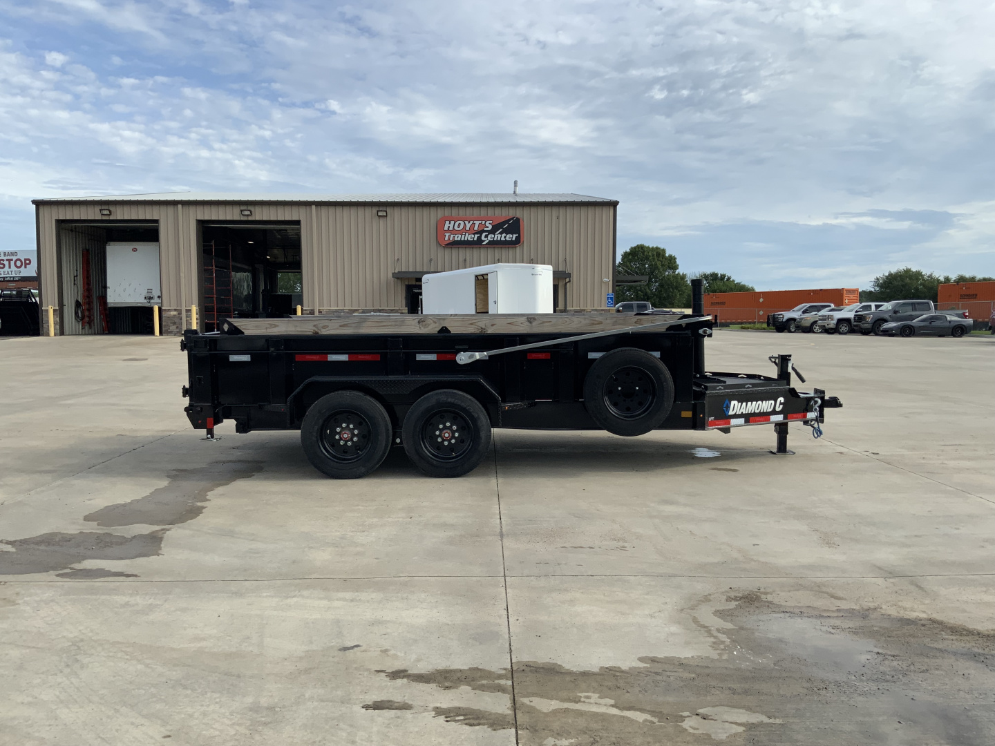 New 2024 Diamond C LPT 208 81 X 14 Dump Trailer