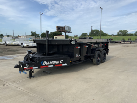New 2024 Diamond C LPT 208 81 X 14 Dump Trailer
