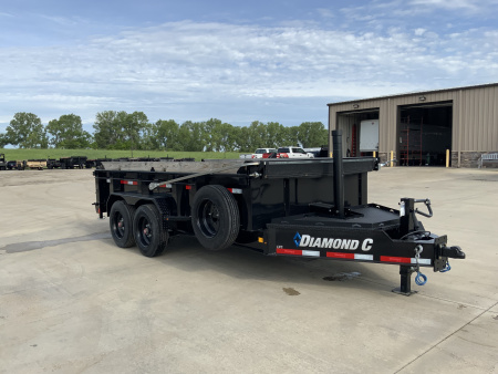 New 2024 Diamond C LPT 208 81 X 14 Dump Trailer