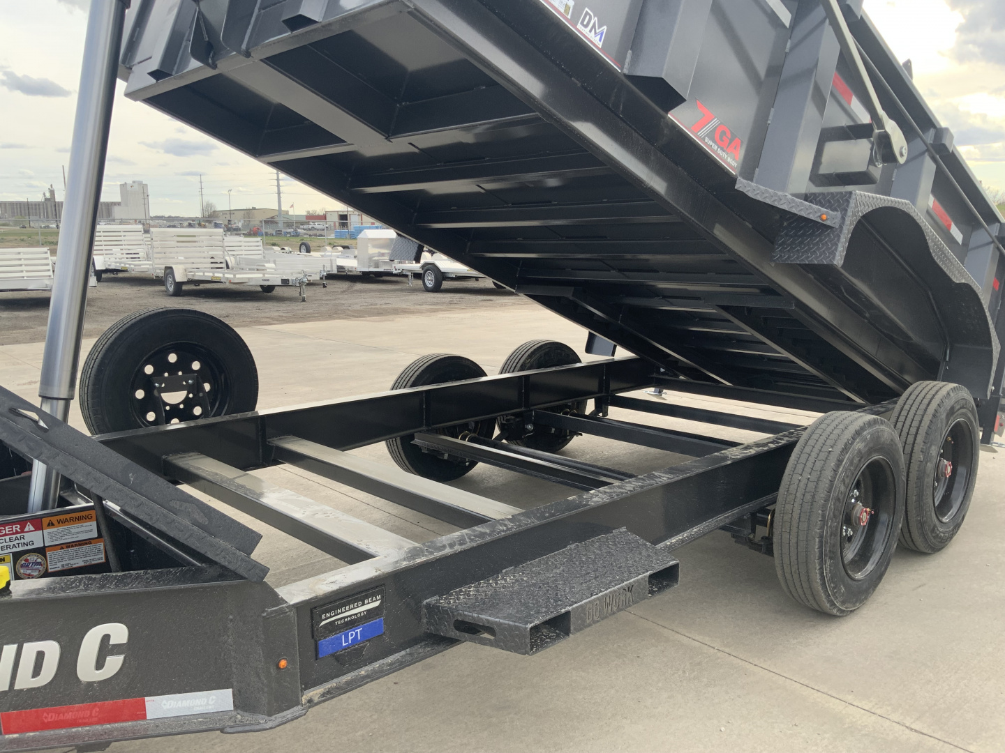 New 2025 Diamond C LPT 208 14 X 81 Dump Trailer