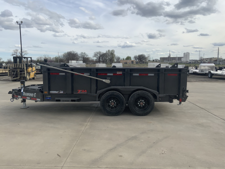 New 2025 Diamond C LPT 208 14 X 81 Dump Trailer