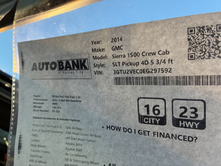 Used 2014 GMC Sierra 1500 Crew Cab Truck