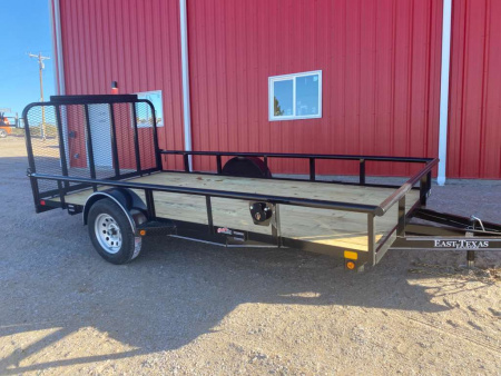 New 2026 East Texas Trailers 83X14 SINGLE AXLE 3K Utility Trailer
