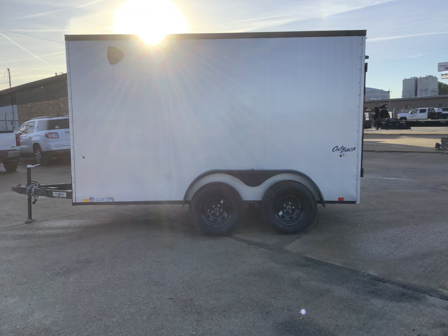 New 2026 Pace American Outback Deluxe 6x12 (7K) Tandem Axle Enclosed Cargo Trailer