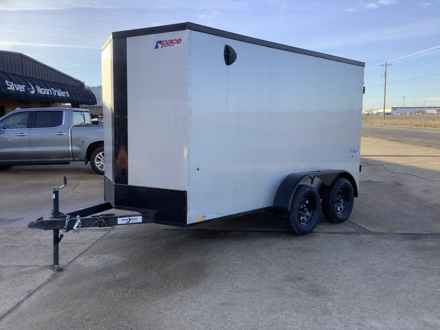 New 2026 Pace American Outback Deluxe 6x12 (7K) Tandem Axle Enclosed Cargo Trailer
