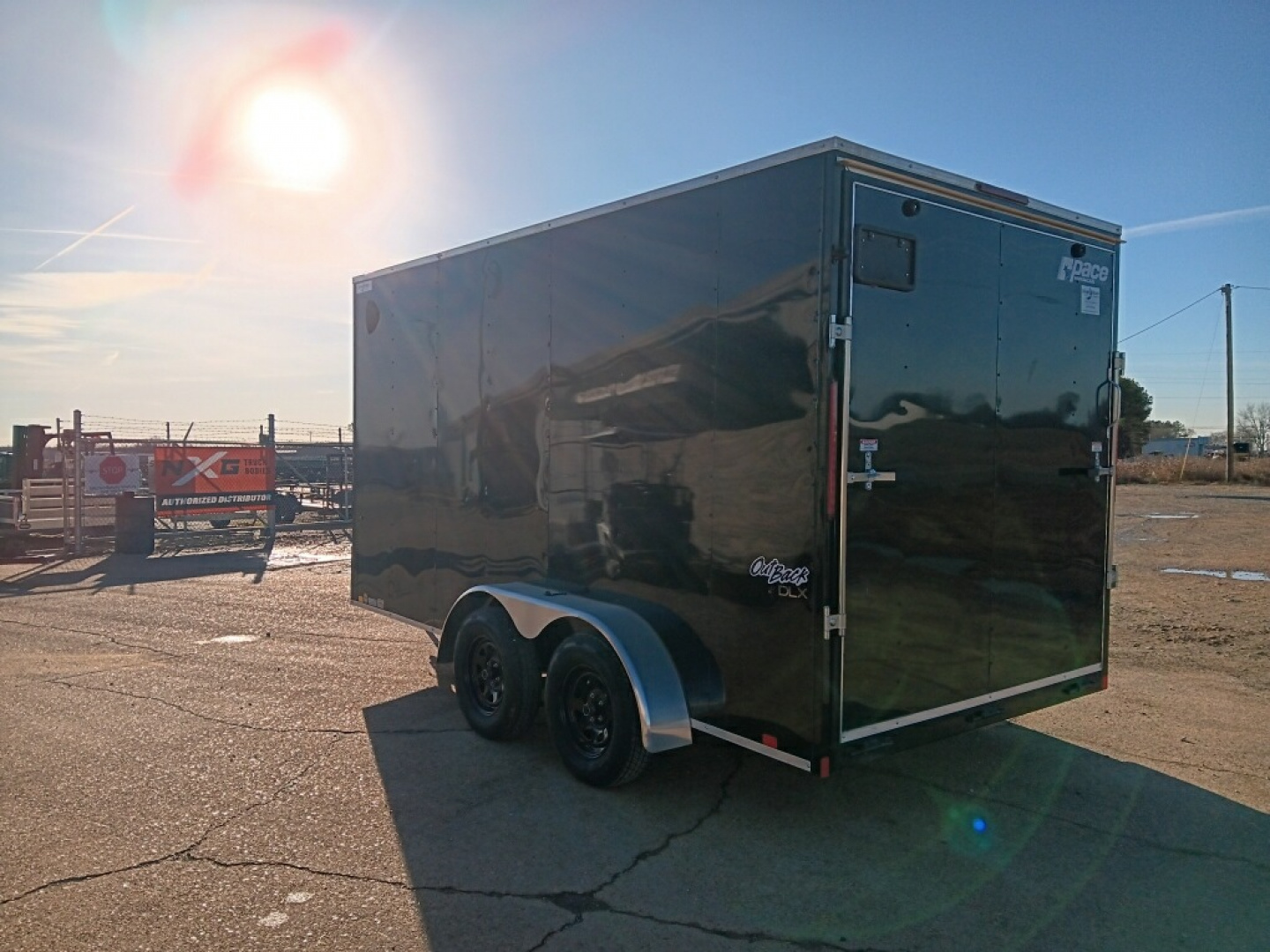 New 2026 Pace American Outback Deluxe 7x14 (7K) Tandem Axle Enclosed Cargo Trailer