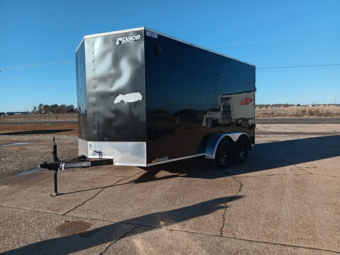 New 2026 Pace American Outback Deluxe 7x14 (7K) Tandem Axle Enclosed Cargo Trailer