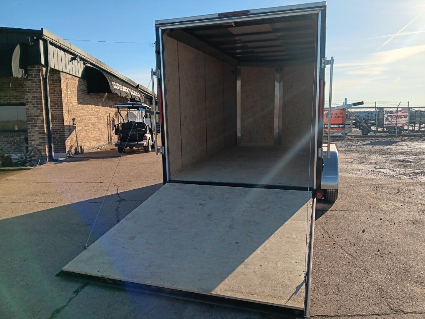 New 2026 Pace American Outback Deluxe 7x14 (7K) Tandem Axle Enclosed Cargo Trailer