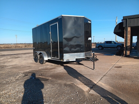 New 2026 Pace American Outback Deluxe 7x14 (7K) Tandem Axle Enclosed Cargo Trailer