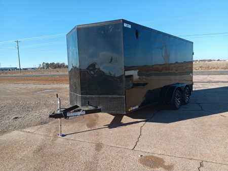 New 2026 Pace American Outback Deluxe 7x16 (7K) Tandem Axle Enclosed Cargo Trailer