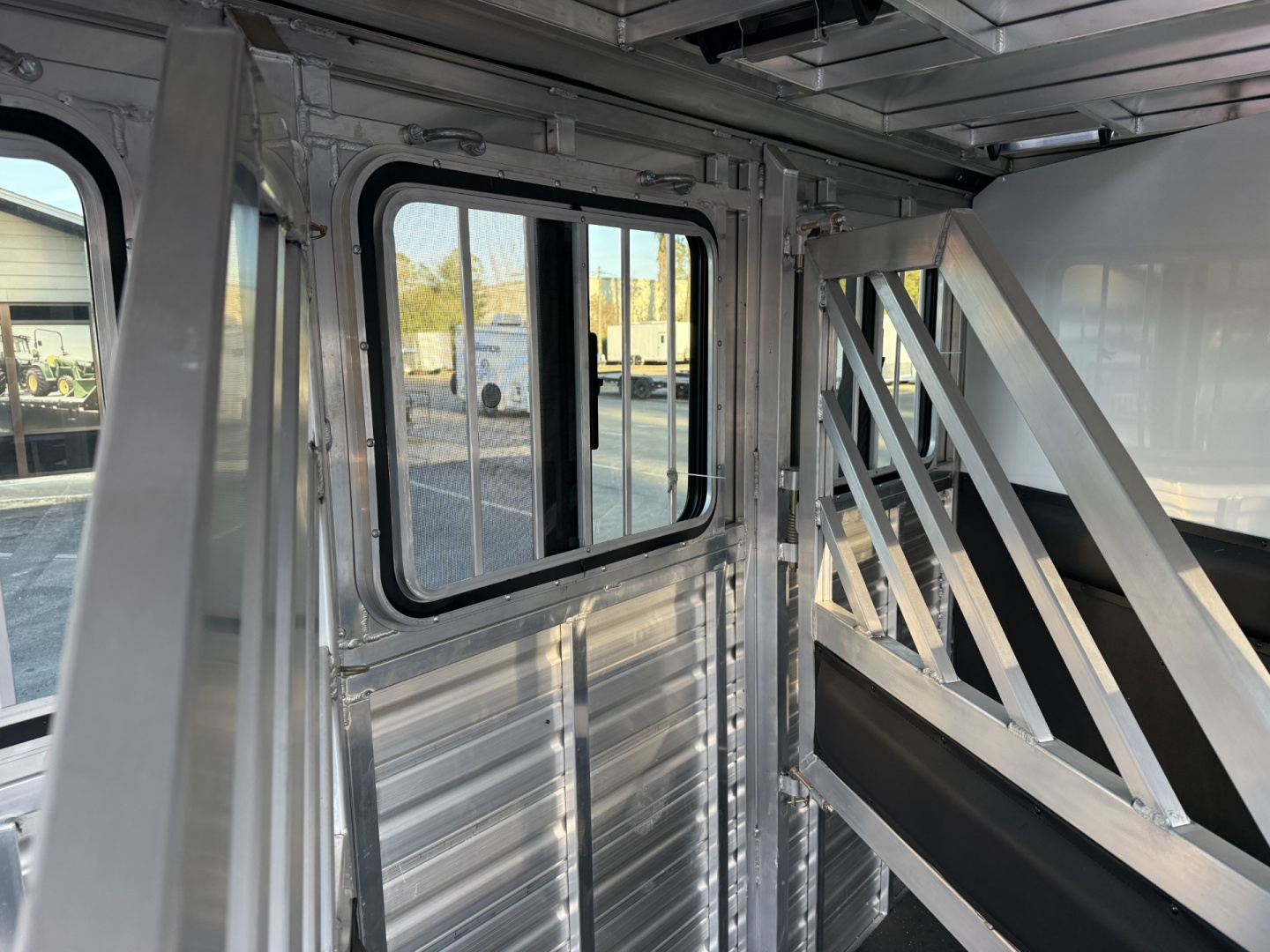 New COLT3HBPLITEWD FRONTIER COLT 3 HORSE 6'8" X 15' ALUMINUM BUMPER PULL HORSE TRAILER W/ SPARE TIRE