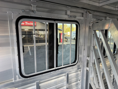 New COLT3HBPLITEWD FRONTIER COLT 3 HORSE 6'8" X 15' ALUMINUM BUMPER PULL HORSE TRAILER W/ SPARE TIRE