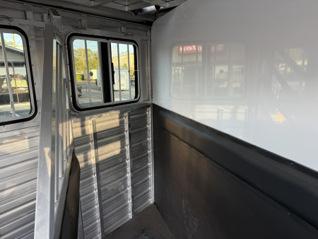 New COLT3HBPLITEWD FRONTIER COLT 3 HORSE 6'8" X 15' ALUMINUM BUMPER PULL HORSE TRAILER W/ SPARE TIRE