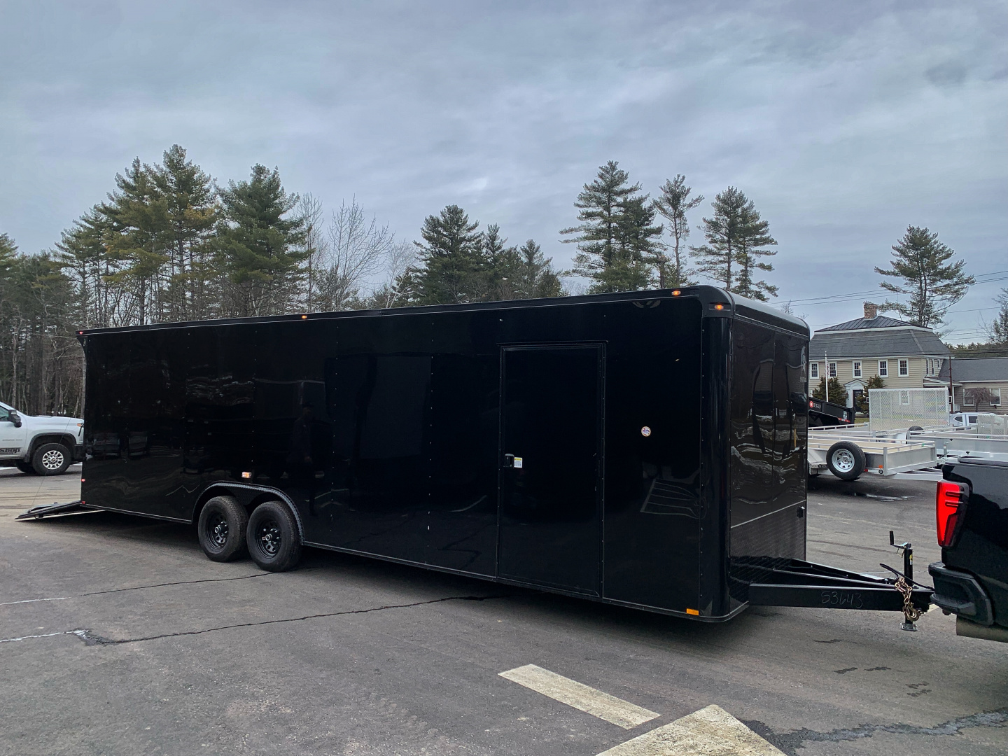 New 2026 SPARTAN 8.5X28 + 2ft V nose/ 7' Int Height / .080 Polycore/Blackout Package/Finished Interior/ Cabinets -9990gvw