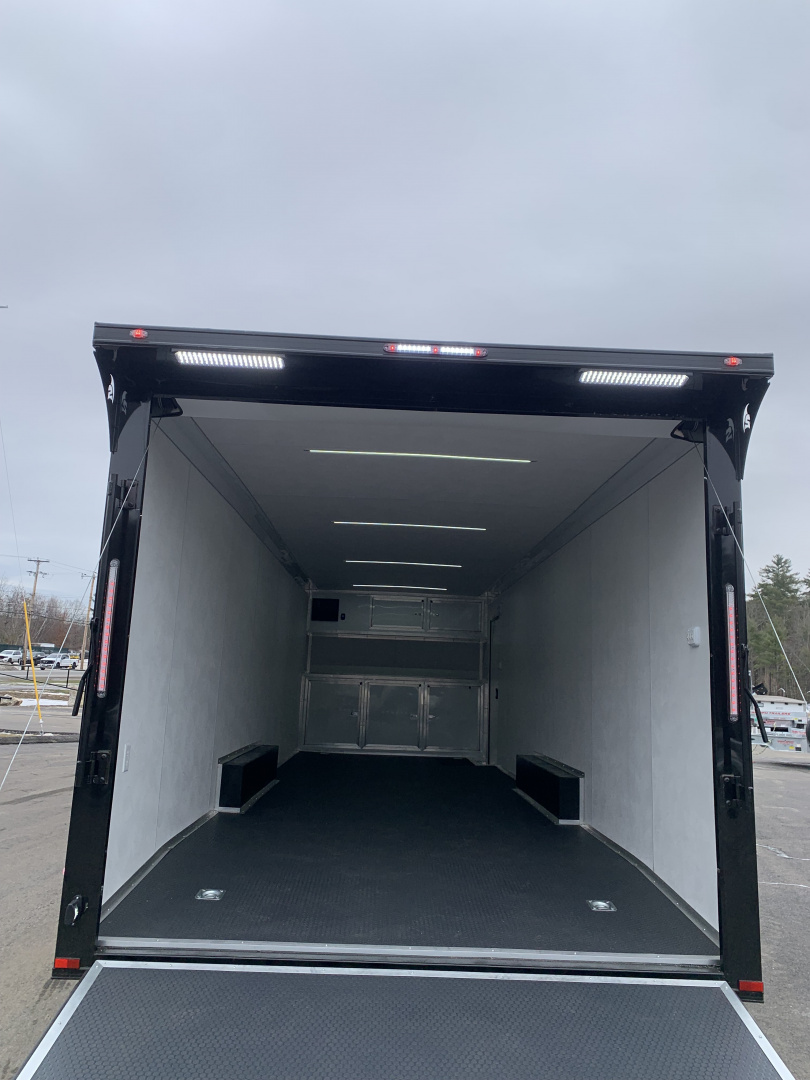 New 2026 SPARTAN 8.5X28 + 2ft V nose/ 7' Int Height / .080 Polycore/Blackout Package/Finished Interior/ Cabinets -9990gvw