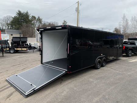 New 2026 SPARTAN 8.5X28 + 2ft V nose/ 7' Int Height / .080 Polycore/Blackout Package/Finished Interior/ Cabinets -9990gvw