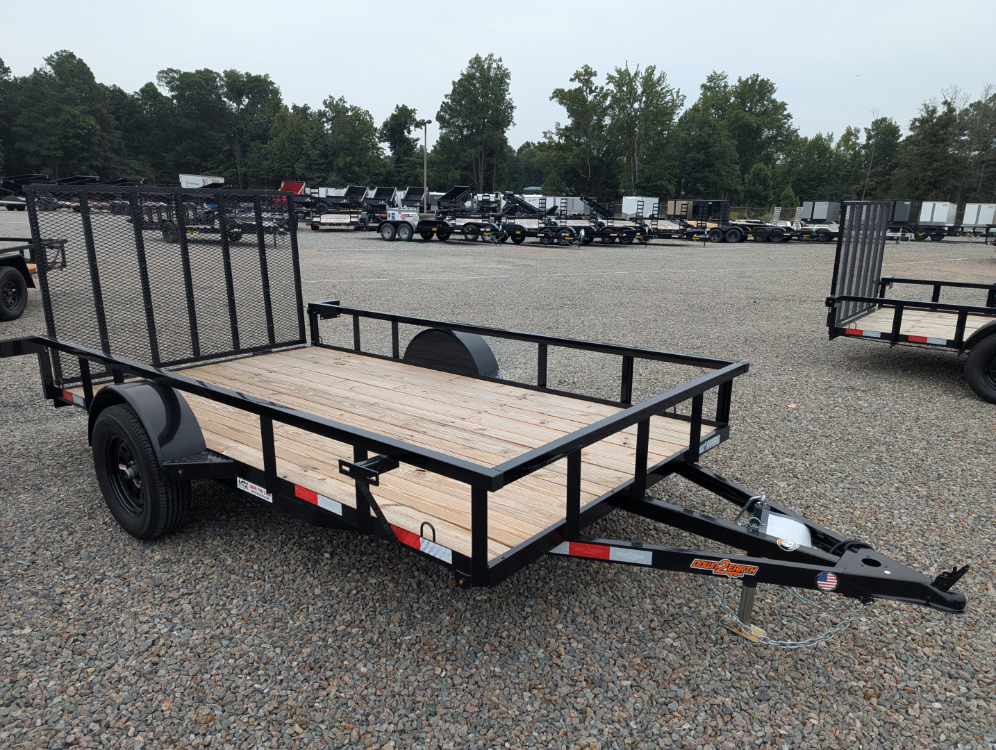 New 2026 Down 2 Earth Trailers 6x12 w/ Gate Utility Trailer