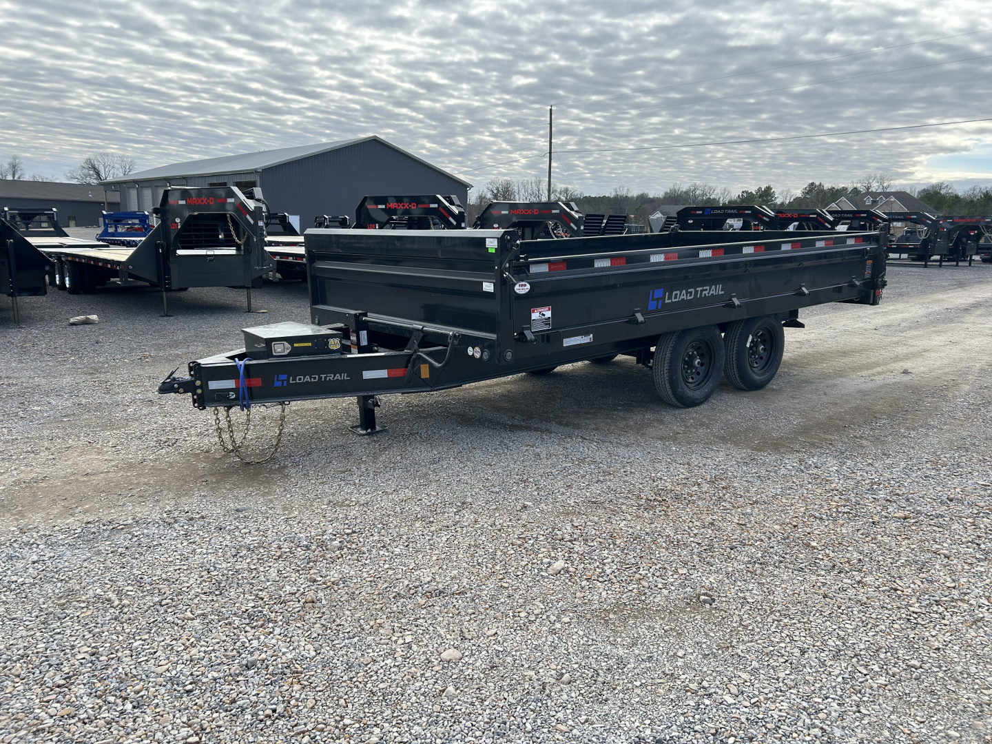 New 2026 Load Trail 96"X16' Fold Down Sides 14K Dump Trailer