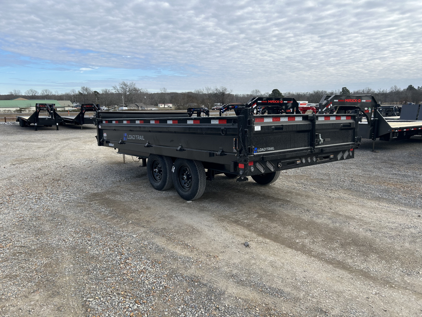 New 2026 Load Trail 96"X16' Fold Down Sides 14K Dump Trailer