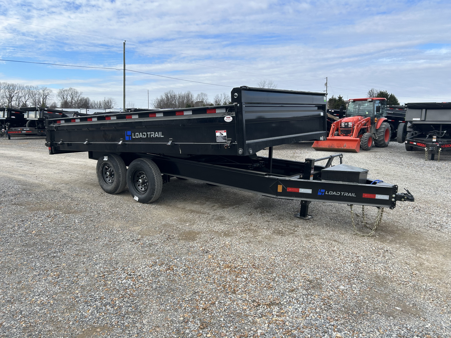 New 2026 Load Trail 96"X16' Fold Down Sides 14K Dump Trailer