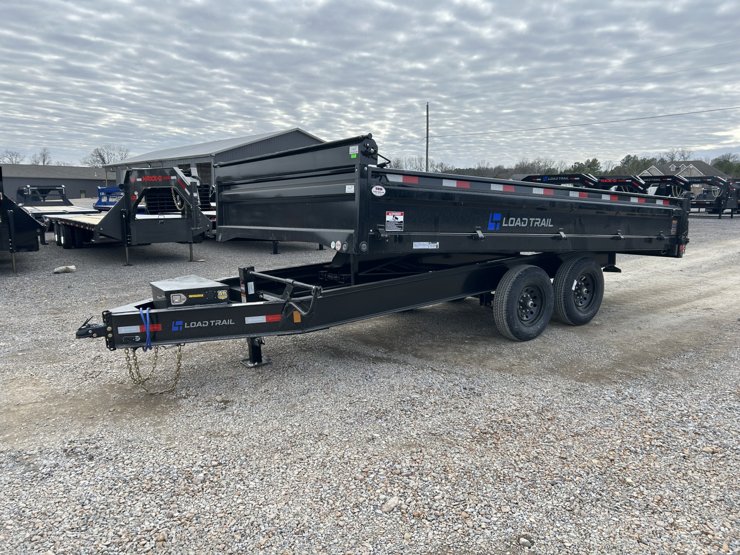 New 2026 Load Trail 96"X16' Fold Down Sides 14K Dump Trailer