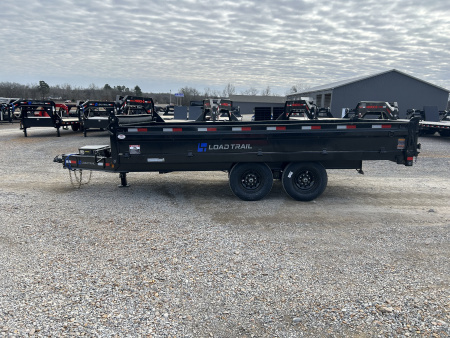 New 2026 Load Trail 96"X16' Fold Down Sides 14K Dump Trailer