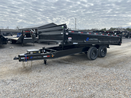New 2026 Load Trail 96"X16' Fold Down Sides 14K Dump Trailer