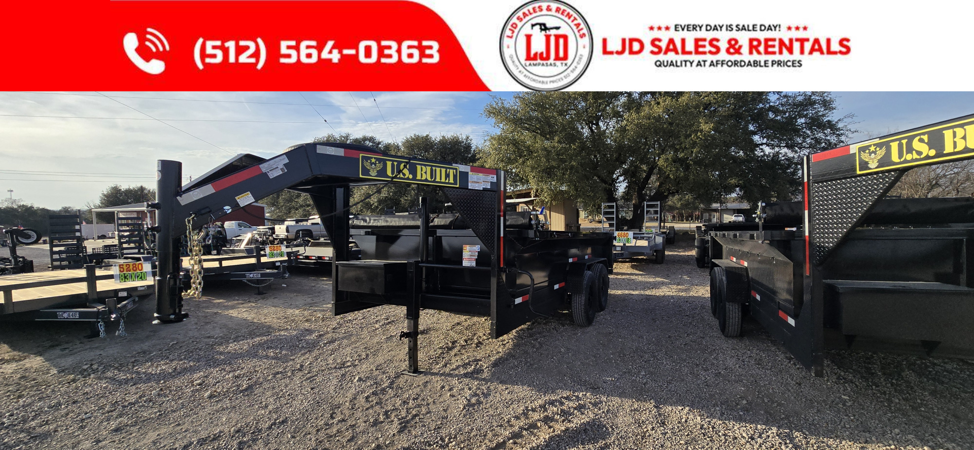 New 2026 - US Built - 7' X 14' 2' - Dump Trailer