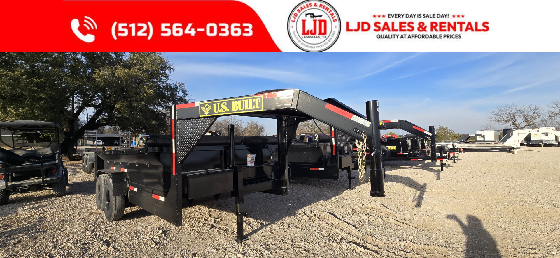 New 2026 - US Built - 7' X 14' 2' - Dump Trailer