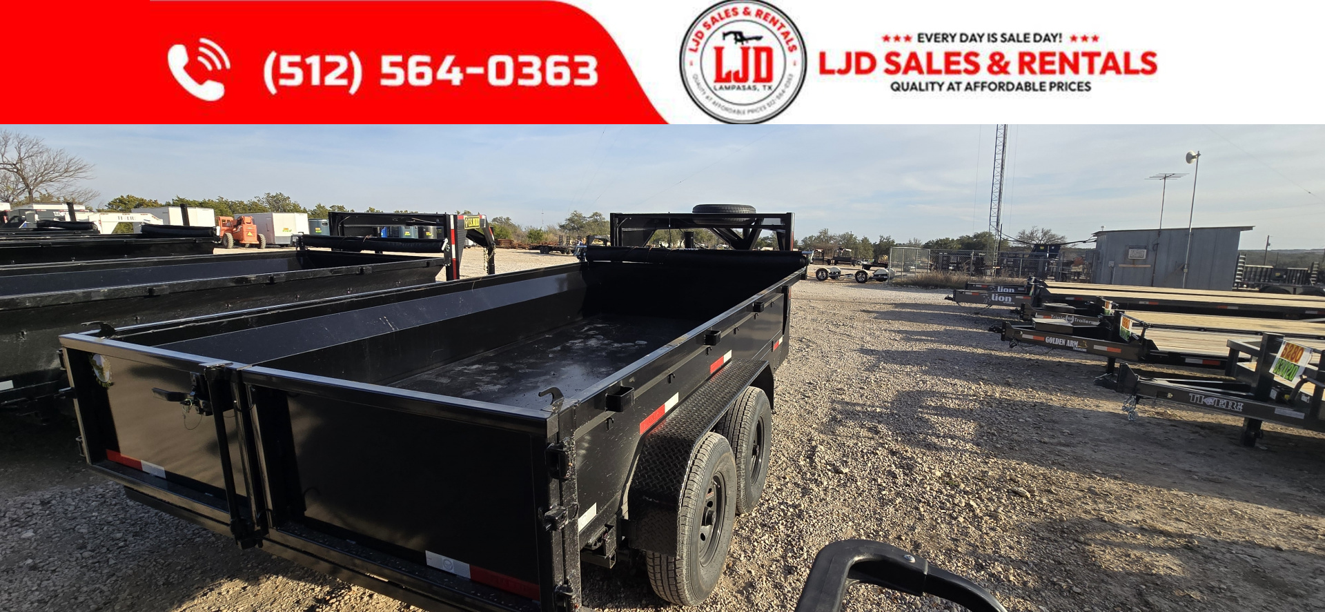 New 2026 - US Built - 7' X 14' 2' - Dump Trailer