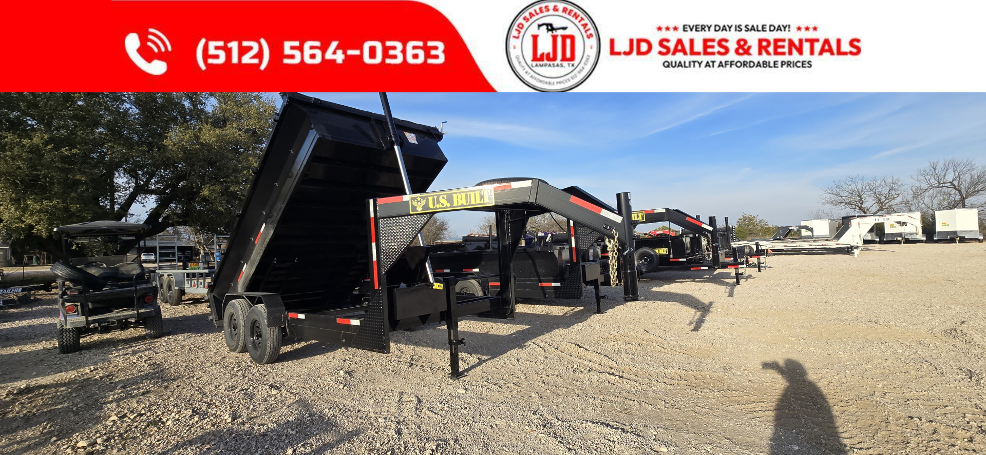 New 2026 - US Built - 7' X 14' 2' - Dump Trailer