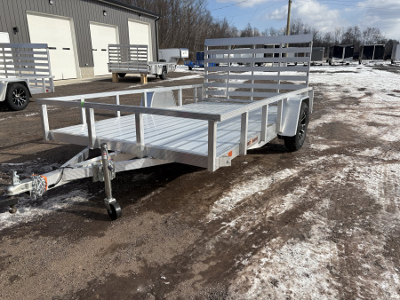 New 2026 SPORT HAVEN 7x12 Aluminum Utility Trailer with Mag Wheels